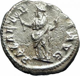 Severus Alexander 223AD Silver Denarius Ancient Roman Coin PAX Peace i76224 2