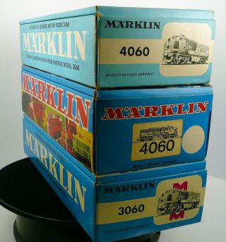 Märklin Ho Scale 3060/4060/4060 F7 A - A - A Set F7 Santa Fe - Vintage Bg - Mm