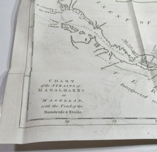 BOUGAINVILLE CIRCUMNAVIGATION OF THE WORLD/1772/RARE 1st Ed/6 ENGRAVED MAPS/FINE 8