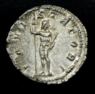 Gordian Iii.  Magnificent Rare Double - Denarius.  Ancient Roman Silver Coin.