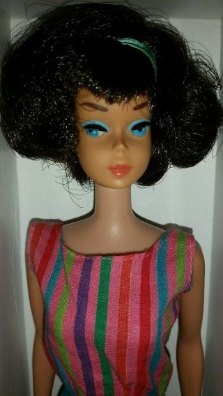 Vintage Barbie Low Color Midnight Sidepart American Girl,  Oss,  Japan Ot 3 Days