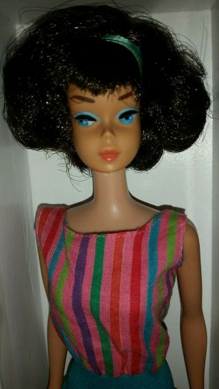 Vintage Barbie Low Color Midnight Sidepart American Girl,  OSS,  Japan OT 3 DAYS 2