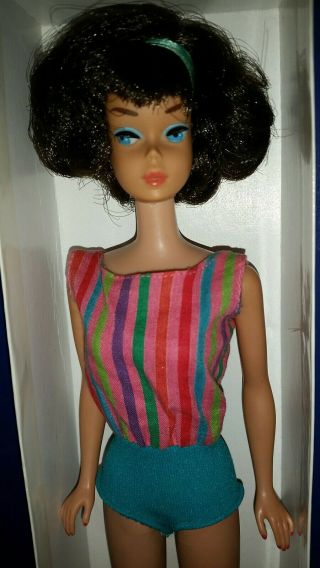 Vintage Barbie Low Color Midnight Sidepart American Girl,  OSS,  Japan OT 3 DAYS 3