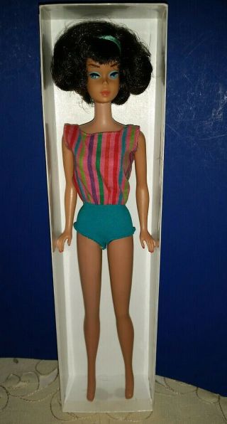 Vintage Barbie Low Color Midnight Sidepart American Girl,  OSS,  Japan OT 3 DAYS 4