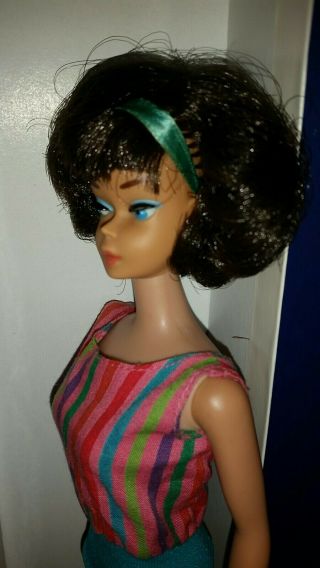 Vintage Barbie Low Color Midnight Sidepart American Girl,  OSS,  Japan OT 3 DAYS 6