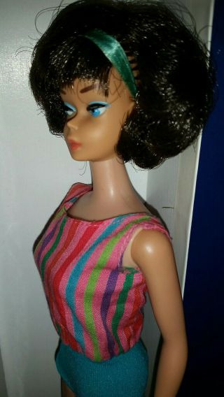 Vintage Barbie Low Color Midnight Sidepart American Girl,  OSS,  Japan OT 3 DAYS 7