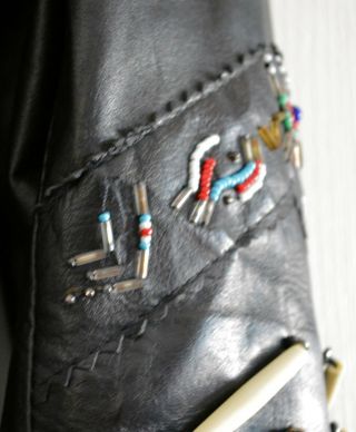Vintage Fringe Leather Jacket by Renegade Ren Ellis 2