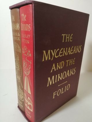 Folio Society The Mycenaeans And The Minoans 2 Vol Set Like
