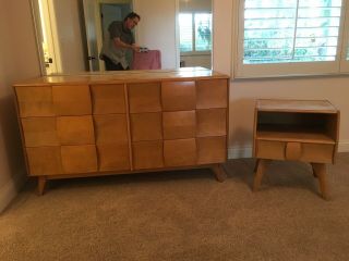 Heywood Wakefield Bedroom Set.  Complete Set.  Kohinoor.  Mid Century