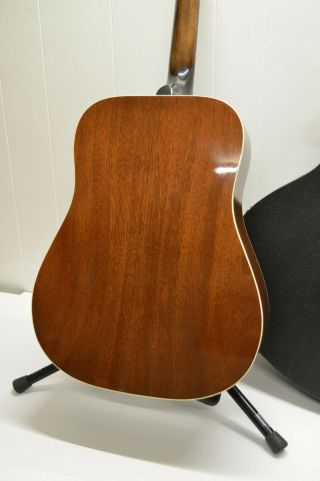 1981 Vintage Gibson J45 Deluxe Tobacco Sunburst Acoustic Guitar,  OHSC 10