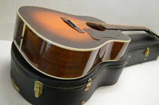 1981 Vintage Gibson J45 Deluxe Tobacco Sunburst Acoustic Guitar,  OHSC 12