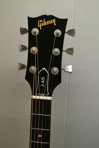 1981 Vintage Gibson J45 Deluxe Tobacco Sunburst Acoustic Guitar,  OHSC 2