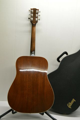 1981 Vintage Gibson J45 Deluxe Tobacco Sunburst Acoustic Guitar,  OHSC 7