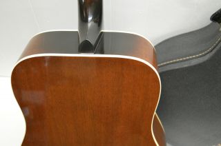 1981 Vintage Gibson J45 Deluxe Tobacco Sunburst Acoustic Guitar,  OHSC 9