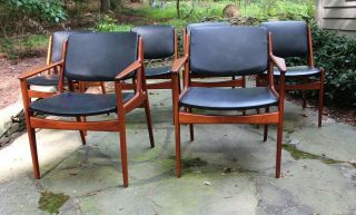Reserved: Set of 6 Teak Ella Dining Chairs by Arne Vodder for Vamo Møbelfabrik 5