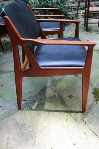 Reserved: Set of 6 Teak Ella Dining Chairs by Arne Vodder for Vamo Møbelfabrik 6