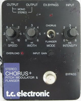Tc Electronic Stereo Chorus,  Pitch Modulator & Flanger (vintage)
