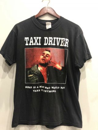 Vintage Taxi Driver Movie Horror Size Medium Deniro Film 1970s Scorsese Thriller