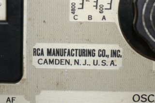 Vintage RCA Rider Chanalyst 162 - C Radio Test Instrument HAM 4