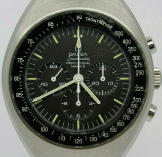 Vintage C.  1970 Omega Speedmaster Mark Ii Mens Chronograph Watch - Great History