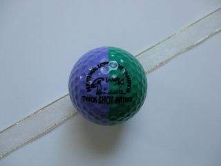 Vintage 1990s Ping Wedgy Winchester Signature Lavender & Green Eye 2 Golf Ball