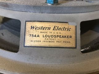 Vintage Western Electric 754a Loud Speaker -