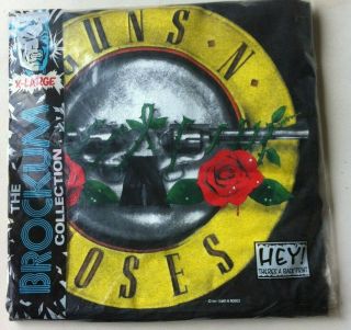 Official 1987 Guns N Roses Shirt Vintage Was Here Deadstock Very Rare