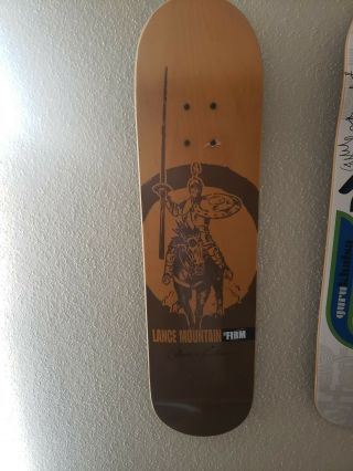 Lance Mountain The Firm Signed Deck Rare