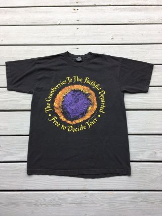 Vintage Authentic The Cranberries 1996 To Decide Tour T - Shirt Large