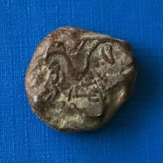 Very Rare Ancient Celtic Uncertain Bronze Stater 1st Century Bc - P579