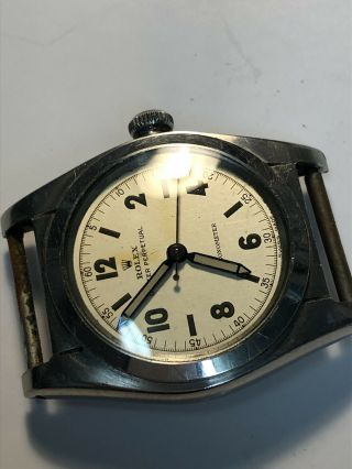 Vintage Oyster Perpetual Rolex Stainless Steel Chronograph Watch 2