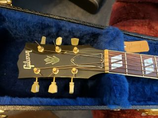 2014 Gibson Hummingbird Guitar Ebony Custom Very Rare w LR Baggs Pick Up & OHSC 10