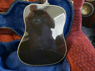 2014 Gibson Hummingbird Guitar Ebony Custom Very Rare w LR Baggs Pick Up & OHSC 11