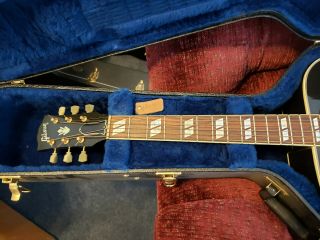 2014 Gibson Hummingbird Guitar Ebony Custom Very Rare w LR Baggs Pick Up & OHSC 3