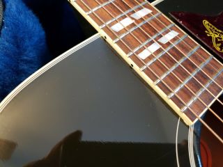 2014 Gibson Hummingbird Guitar Ebony Custom Very Rare w LR Baggs Pick Up & OHSC 6