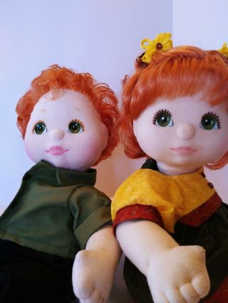My Child Doll Mattel Redhead Green Eyed Boy And Girl Twins