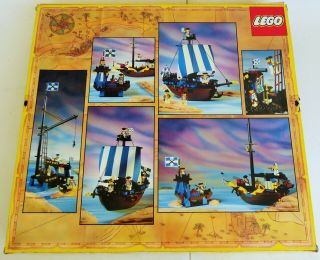 VINTAGE LEGO CARIBBEAN CLIPPER PIRATE SYSTEM SET No.  6274 OPENED 1989 3