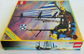 VINTAGE LEGO CARIBBEAN CLIPPER PIRATE SYSTEM SET No.  6274 OPENED 1989 4