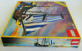 VINTAGE LEGO CARIBBEAN CLIPPER PIRATE SYSTEM SET No.  6274 OPENED 1989 5