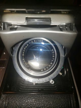 Voigtländer Bessa II Vintage Rangefinder Film Camera w/105 mm lens & Case 2