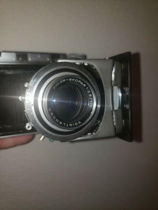 Voigtländer Bessa II Vintage Rangefinder Film Camera w/105 mm lens & Case 3