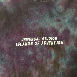 Limited Edition Vintage Universal Studios Marvel Silver Surfer tie dye size L 3