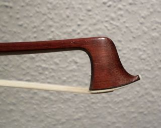 Fantastic,  rare and very fine violin bow by Hermann Albert Hoyer ca.  1920 2