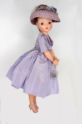 1957 Cissy Doll Lavender Box Pleats With Accessories