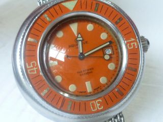 Large 50mm Vintage Aquadive Caribbean 1000 Watch 709 Automatic Jenny Disco Sub 10