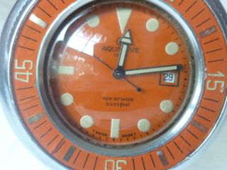 Large 50mm Vintage Aquadive Caribbean 1000 Watch 709 Automatic Jenny Disco Sub 11
