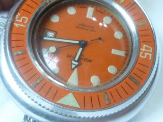 Large 50mm Vintage Aquadive Caribbean 1000 Watch 709 Automatic Jenny Disco Sub 12