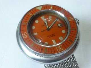 Large 50mm Vintage Aquadive Caribbean 1000 Watch 709 Automatic Jenny Disco Sub 2
