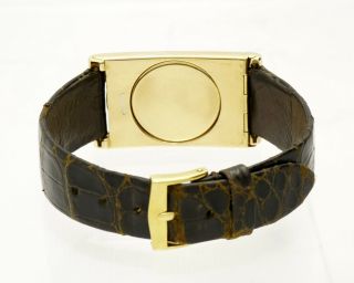 Very Rare c1934 Vacheron & Constanting Triple Hinged 18k Gold Men ' s Wrist Watch 4