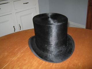 Antique Victorian Dunlap & Co.  Silk Top Hat